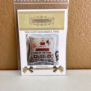 PuntiniPuntini The Most Wonderful Time Counted Cross Stitch Pattern Chart Only
